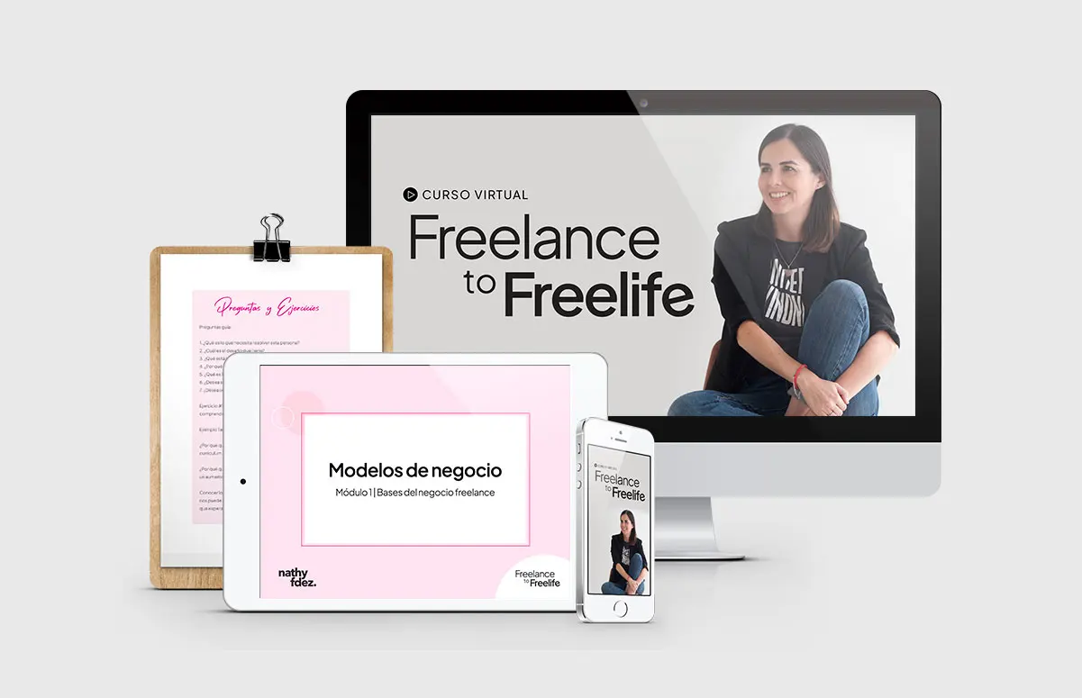 curso negocio diseñador freelance